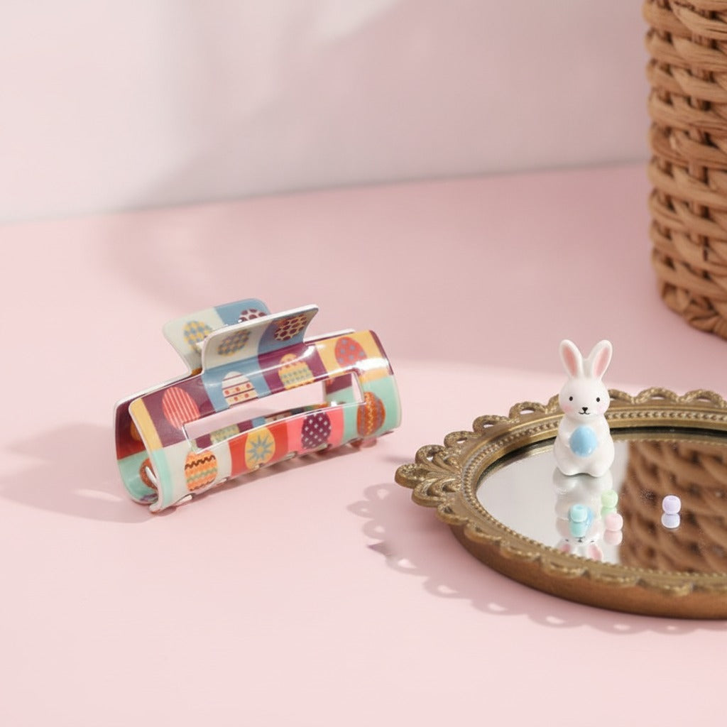 Patterned Hair Claw Clip - Multi