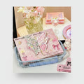 Butterfly Flower Stationery Set Pink (view 1)