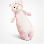 Pastel Rainbow Teddy Bear Plush Toy With Bonnet – novelty & toys (view 1)