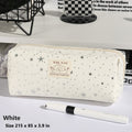 Star-shaped large capacity pencil case - Beige