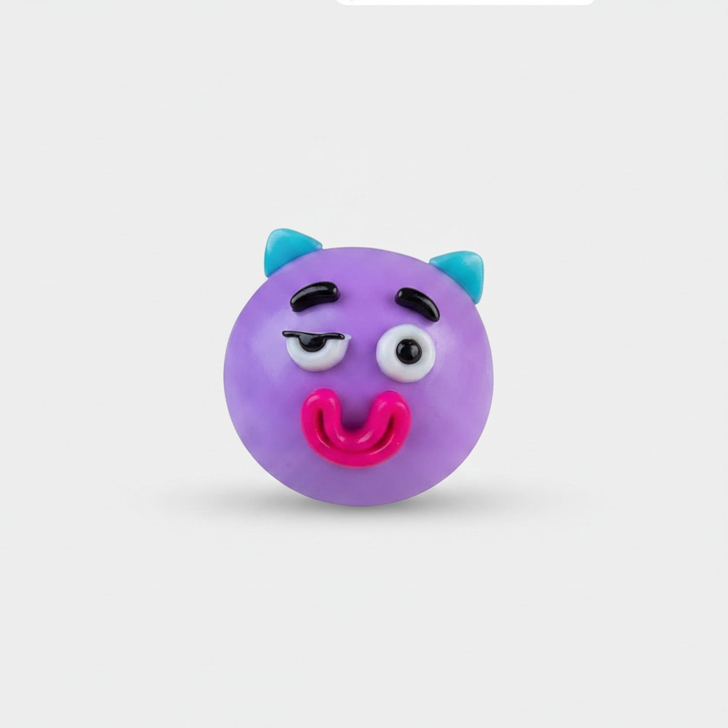 Mood Change Squishy Ball Plush Purple