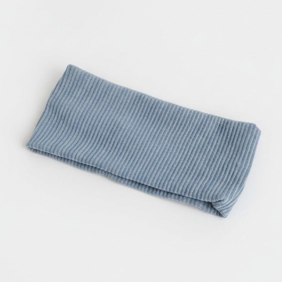Ribbed Knit Headwrap - Light Blue