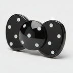 Black Pearl Bow Hair Clip – hair accessories (view 1)