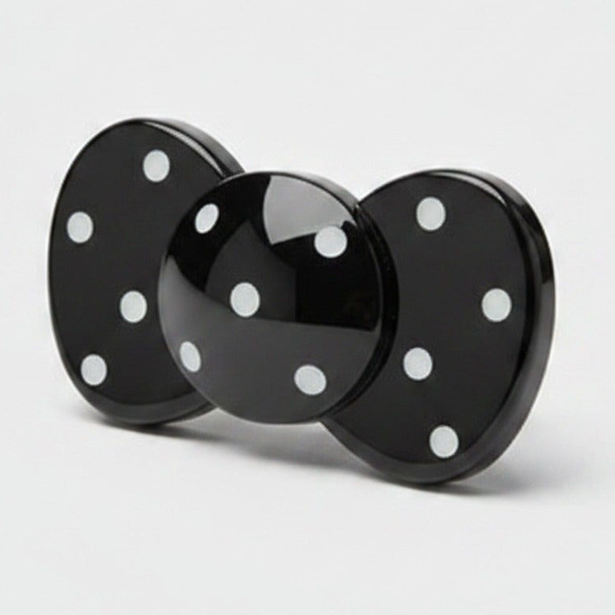 Black Pearl Bow Hair Clip – hair accessories (view 1)