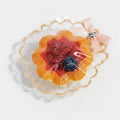 Fruit Tart Squishy Charm - Strawberry Tart