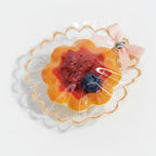 Fruit Tart Squishy Charm - Strawberry Tart