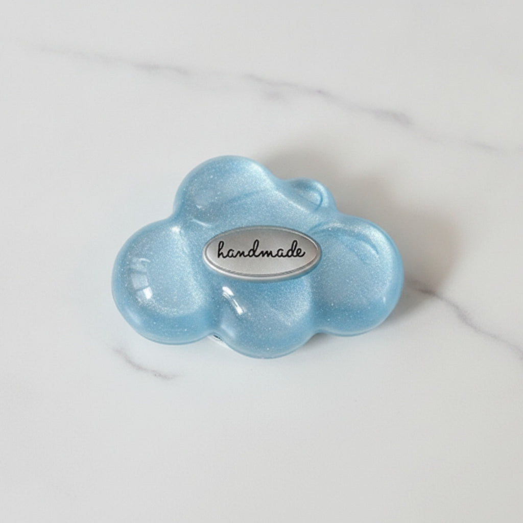Cloud Grip Phone Stand - Shimmer Blue