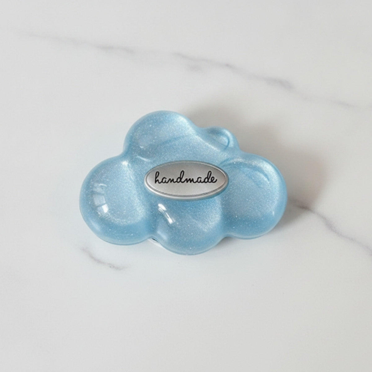 Cloud Grip Phone Stand - Shimmer Blue