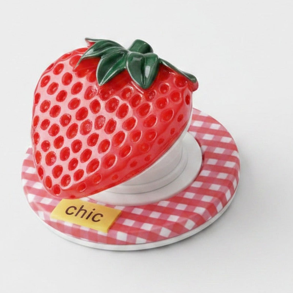 Strawberry Phone Grip - Red