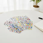 Puffy Heart Sticker Set - Star Mix