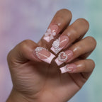 Leopard Bow Press-On Nails - Type 3