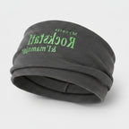 Velvet Headwrap Hairband - Deep Gray White Label – hair accessories (view 1)