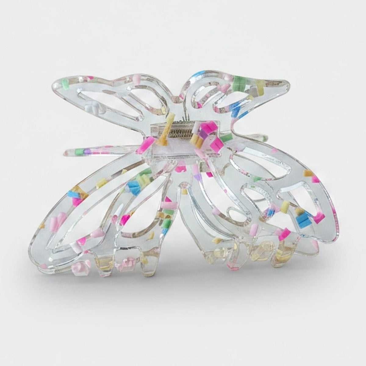 Colorful Confetti Butterfly Hair Claw Clip – hair accessories (view 1)