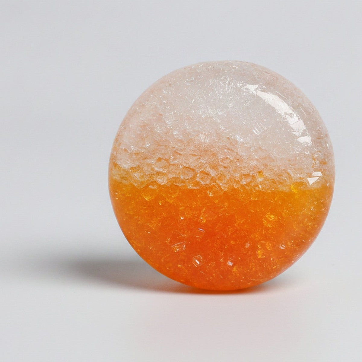 Sparkly Squishy Ball - Orange
