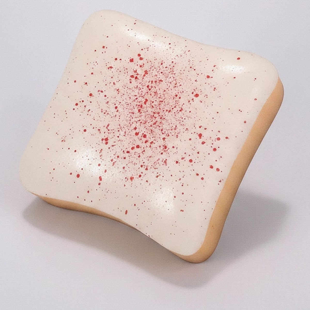 Frosted Toast Squishy - Cream