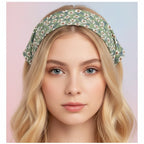 Padded Floral Headband - Sage Floral