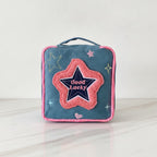 Love You Forever Velvet Case - Navy & Pink Star