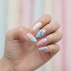Ocean Bloom 3D Press-On Nails - Type 2