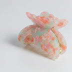 Marbled Butterfly Hair Claw Clip - Floral Pink 6.4cm – hair accessories (view 1)