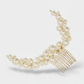 Pearl Cluster Hair Comb Cream Pearl