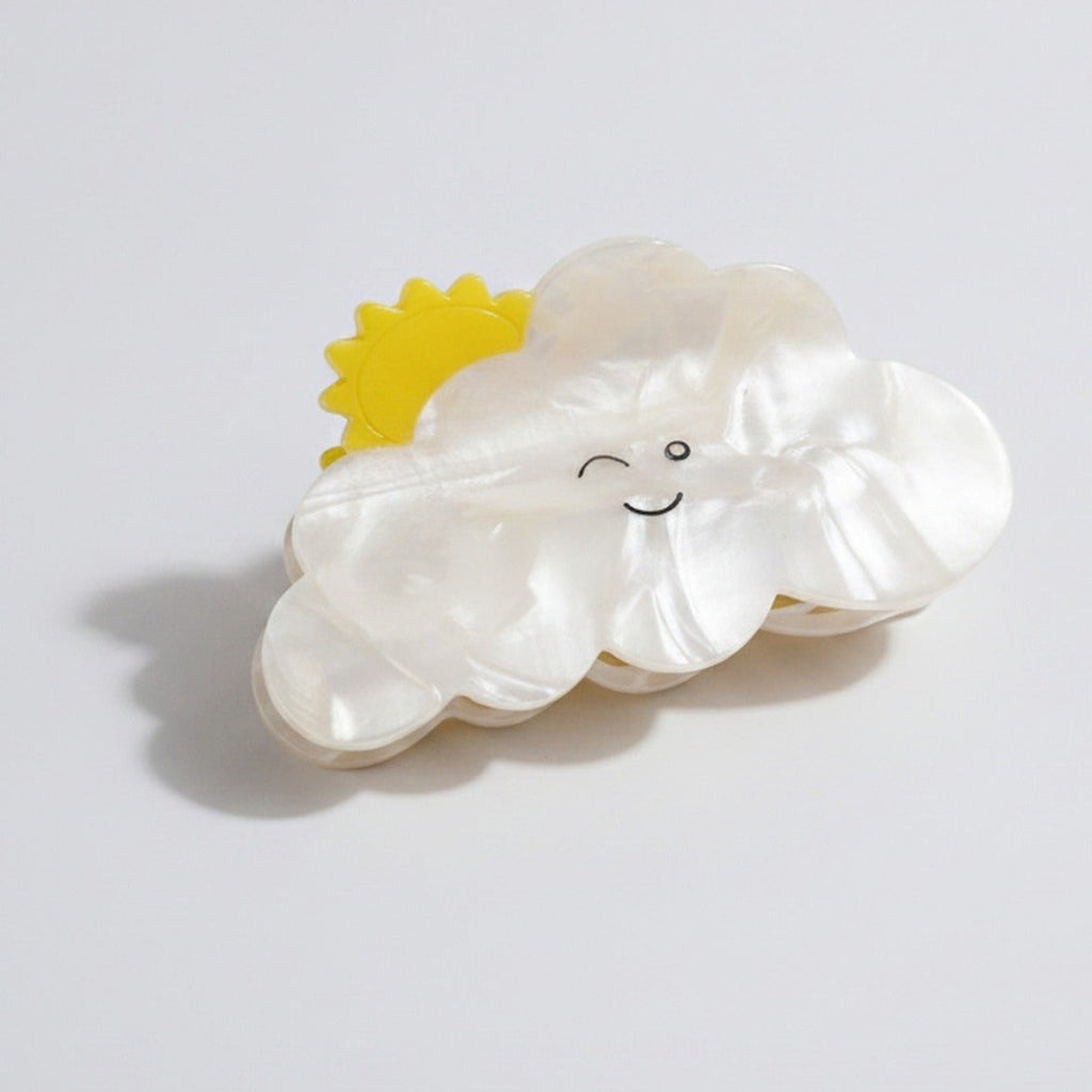 Cloud Pearl Hair Claw Clip - Sun Style - 8cm – hair accessories (view 1)