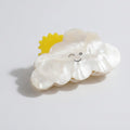 Cloud Pearl Hair Claw Clip - Sun Style - 8cm – hair accessories (view 1)