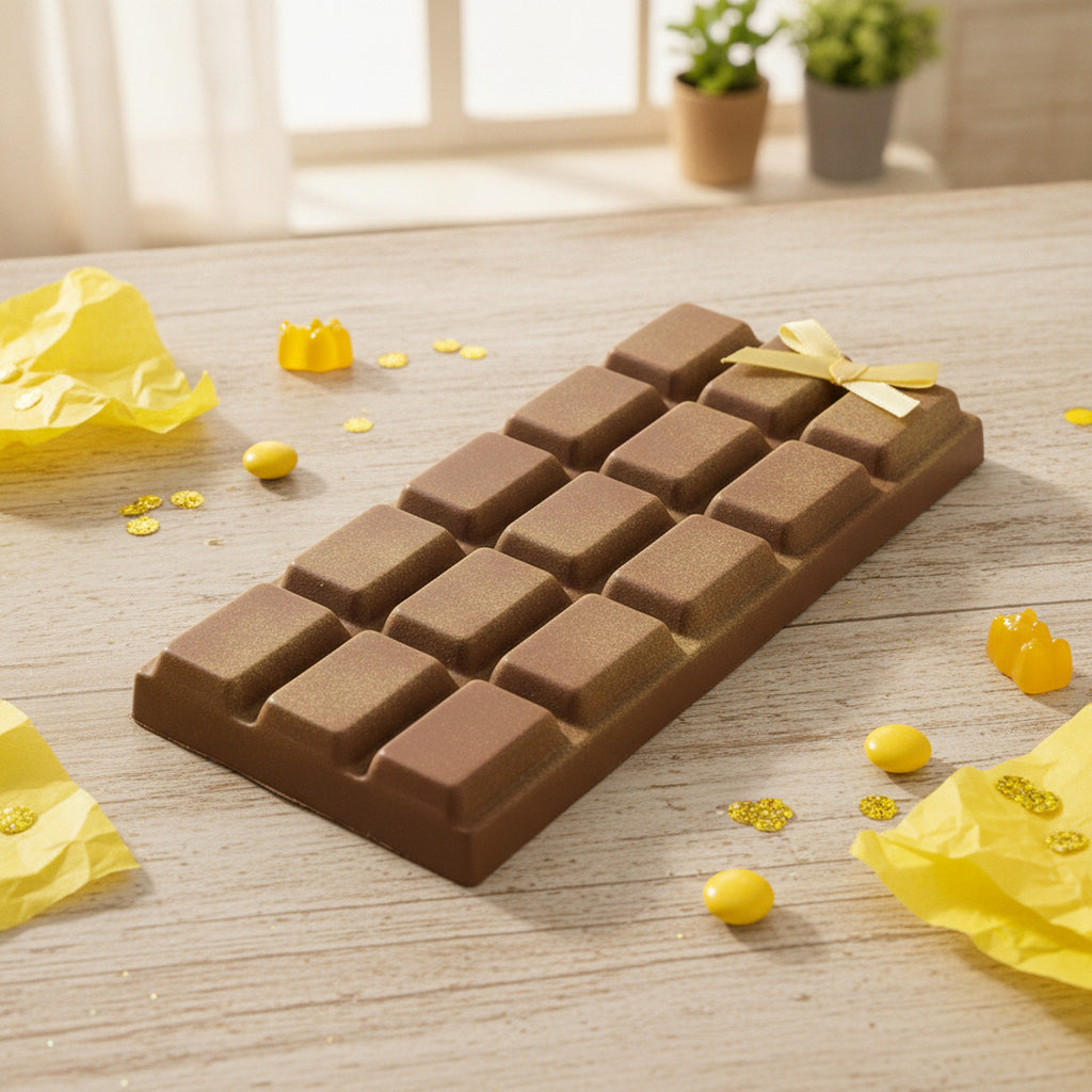 Chocolate Bar Pop It Fidget Toy - Yellow