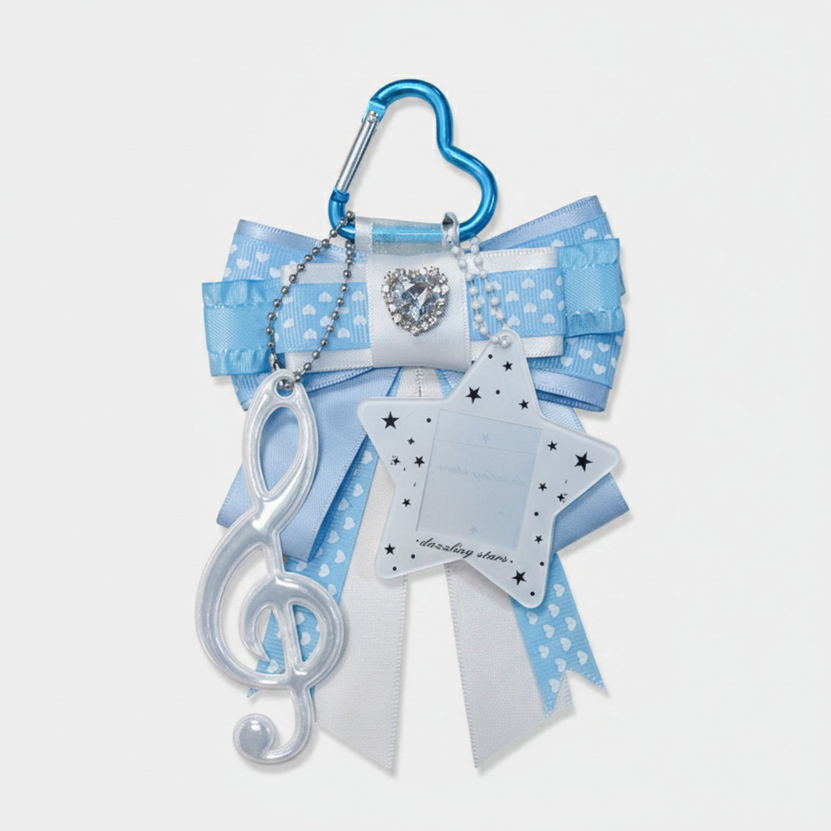 Dreamy Star Bow Bag Charm - Blue