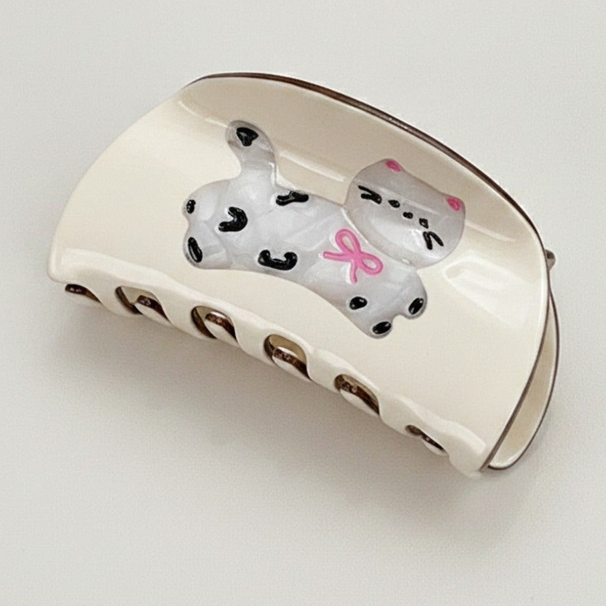 Cute Cat Hair Claw With Pink Bow – hair accessories (view 1)
