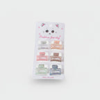 Mini Claw Clip Set – 6 Pack Pink & Taupe