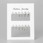 Pearl and Crystal Hoop Earring Set - Default 2 – jewelry (view 1)