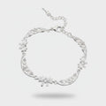 Silver Flower Charm Filigree Bracelet – jewelry (view 1)