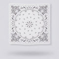 Classic Bandana Wrap Scarf - Taupe