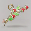 Strawberry Pearl Gold Metal Hair Claw – hair accessories (view 1)
