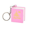 3D Pop Up Book Keychain Creative Gift Bookmark Charm - Pink