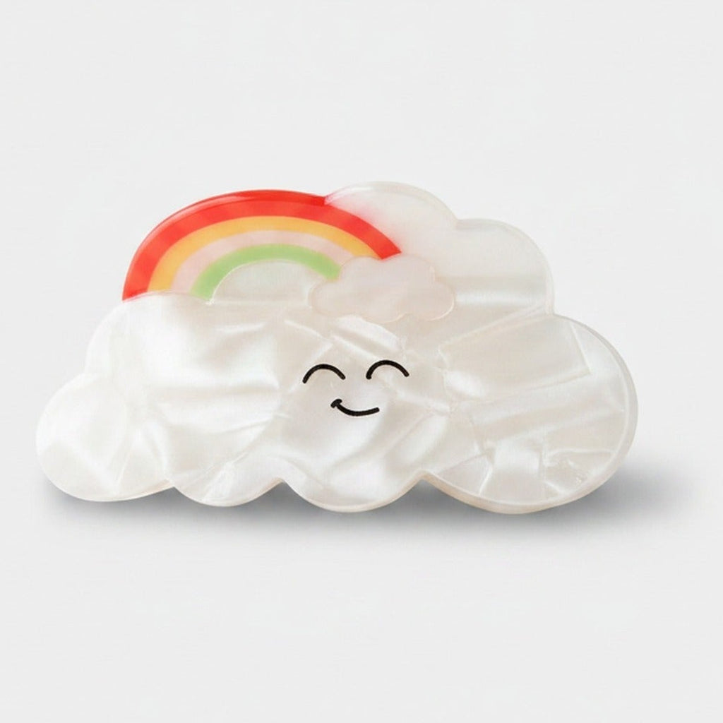 Cloud Pearl Hair Claw Clip - Rainbow 8cm – hair accessories (view 1)