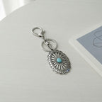Western Turquoise Flower Keychain - Type 4