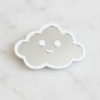 Happy Cloud Phone Grip - White