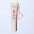 Pink Chain Lip Gloss Keychain Duo – Korean beauty tool (view 1)
