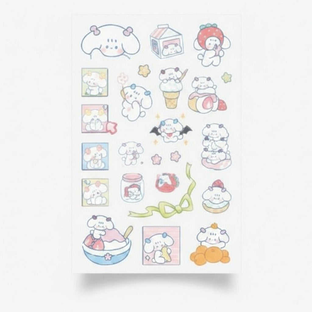 Kawaii Sticker Sheet Set - Garden Getaway