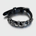 Black Leather Star Stud Bracelet – jewelry (view 1)