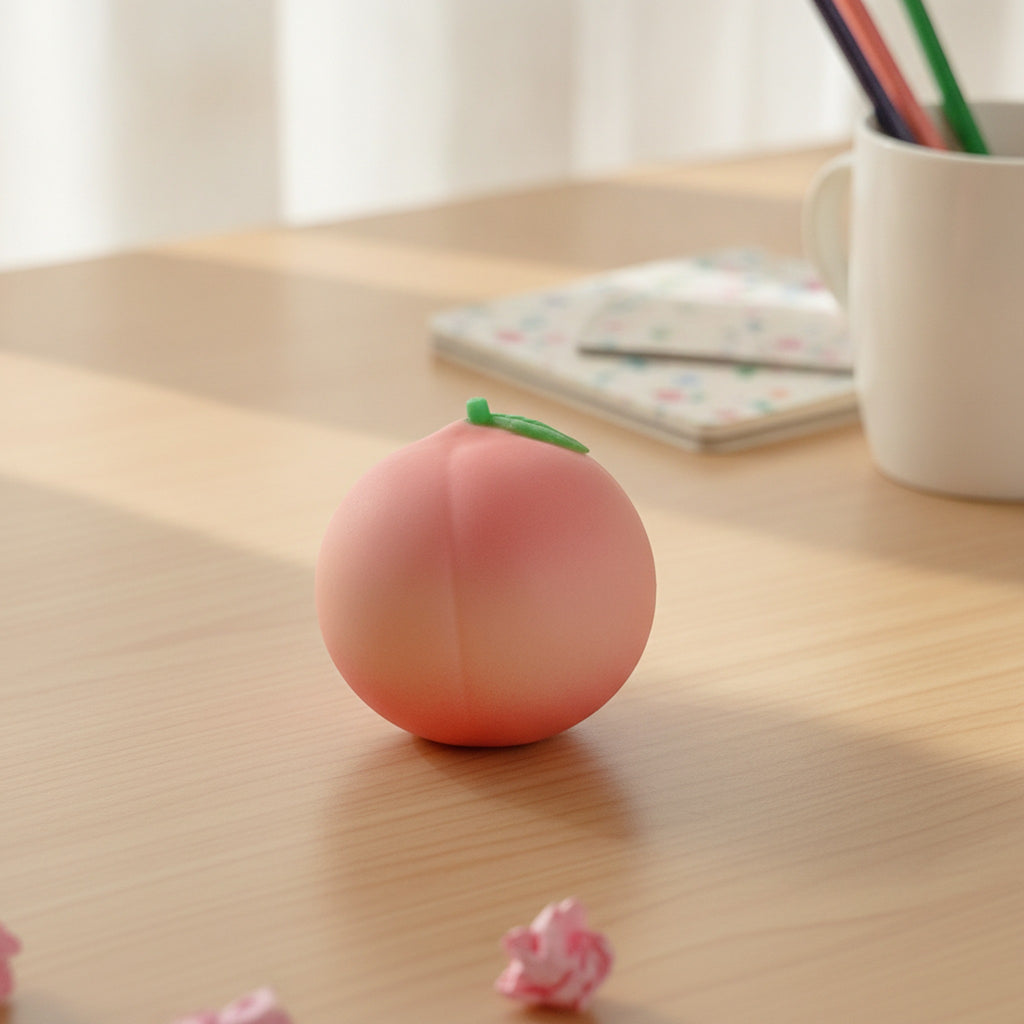 Peachy Keen Squishy Toy - Pink