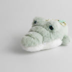 Fluffy Croc Keychain - Light Green