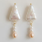 Elegant Irregular Pearl Drop Earrings – jewelry (view 1)
