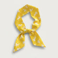 Yellow Monkey Print Bow Neck Scarf – scarves & belts (view 1)