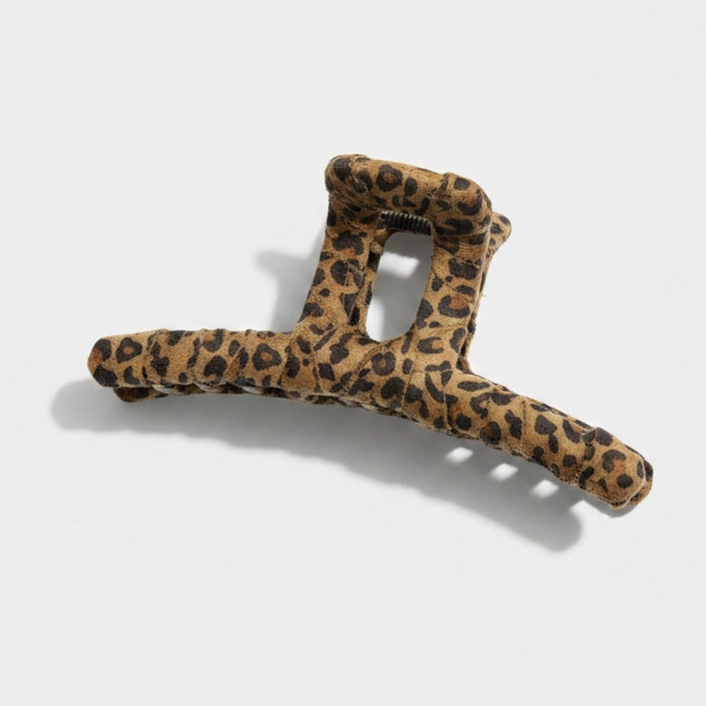 Leopard Print Claw Hair Clip – hair accessories (view 1)