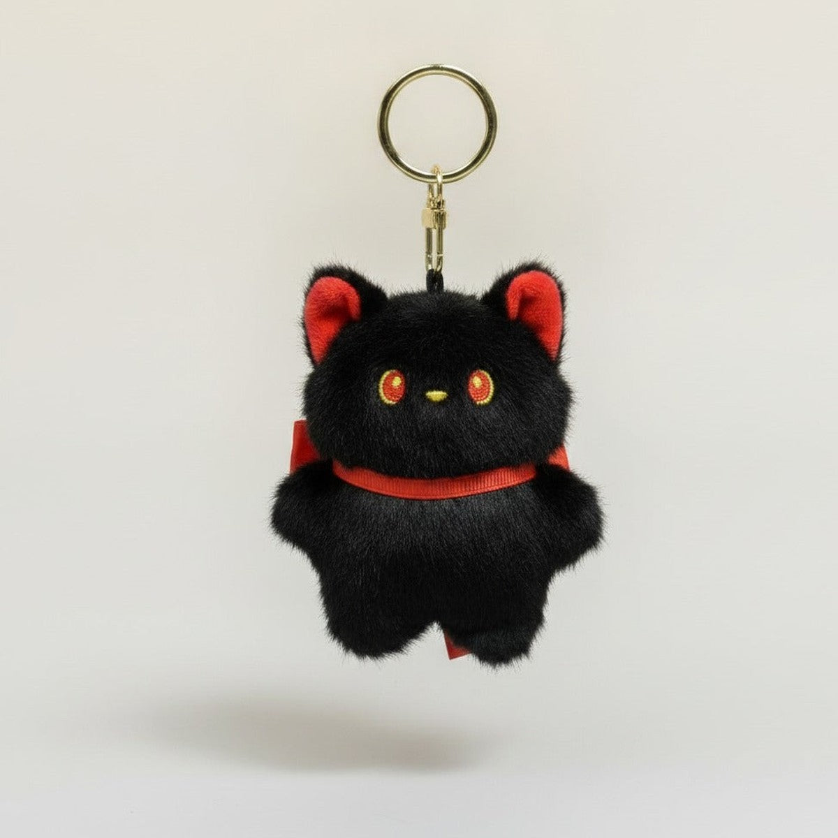 Cute Fluffy Cat Keychain Charm – novelty & toys (view 1)