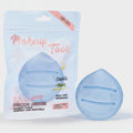 Blue Teardrop Makeup Tool With Slots – Korean beauty tool (view 1)
