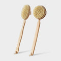 Wooden Body Brush Set With Natural Bristles – Korean beauty tool (view 1)