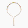 Multicolor Crystal Bead Adjustable Slider Bracelet – jewelry (view 1)